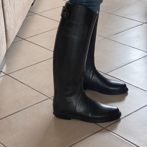 Burberry wellington boots like new, size 39, black