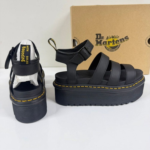 Dr. Martens Blaire Quad Platform Sandals new, black, size 39