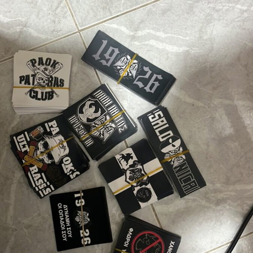 PAOK stickers new, pack of 50 pieces