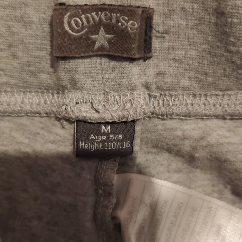 Converse summer set for girls with shorts, grey