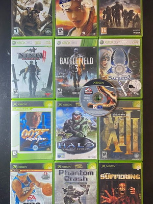 Xbox 360 and Xbox original games used, pack of 15