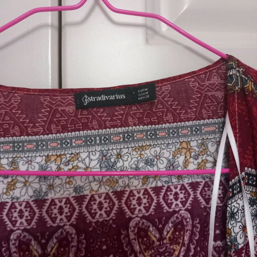 Kimono with fringes like new Stradivarius size M