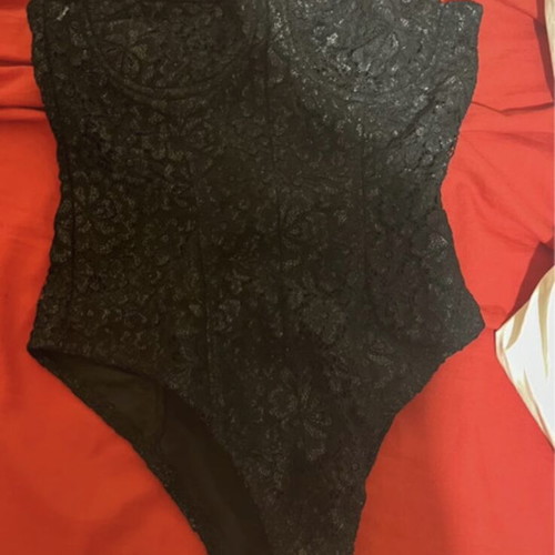 Lace bodysuit Zara black, like new, suitable for evening wear