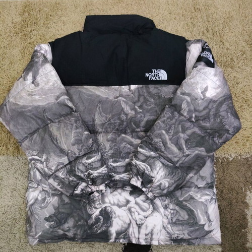 The North Face x Supreme Angels Puffer Jacket new, size XL, black and gray