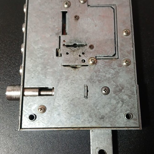 Securemme armored door lock used, series 25 with gear mechanism