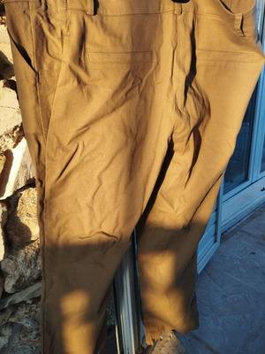 Fashions Kanellis pants used, beige, size M-L