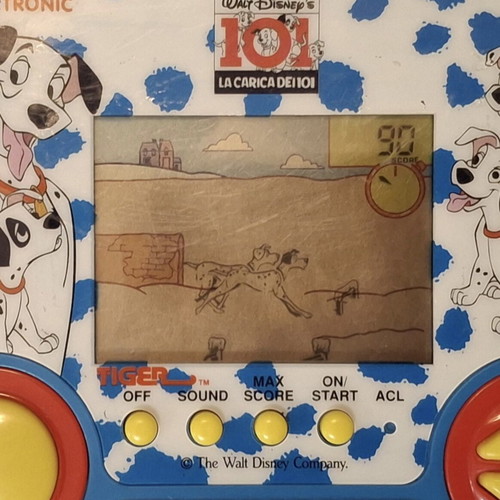Tiger Electronics Disney 101 Dalmatians LCD Handheld Game used, 1990 vintage