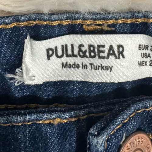 Women's straight-leg jeans with seams, like new, size 38 Pull & Bear
