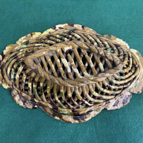 Tsanakkale fruit bowl used, dimensions 39x23 cm