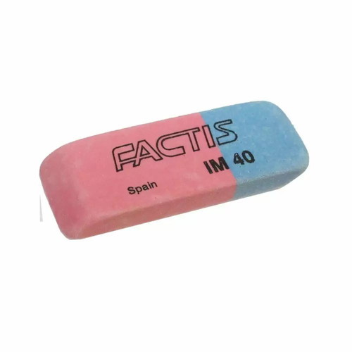 Factis two-color eraser new