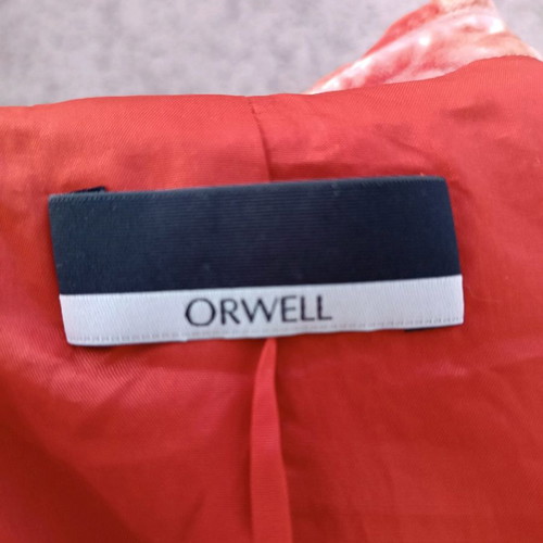 Velvet vintage jacket new, orange, Orwell, size S-M