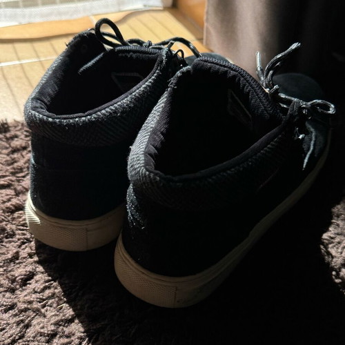 Admiral boots used, black, size 45, suede