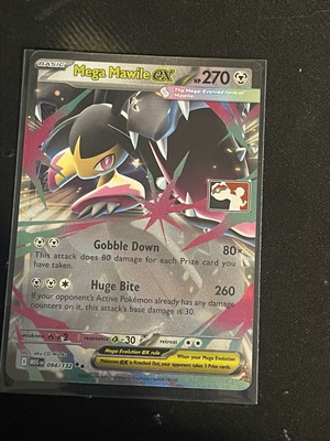 Mega Mawile ex Pokemon TCG card like new