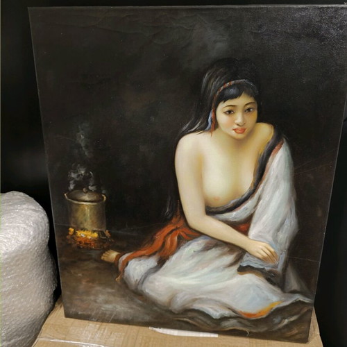 Old oil painting like new, rare piece