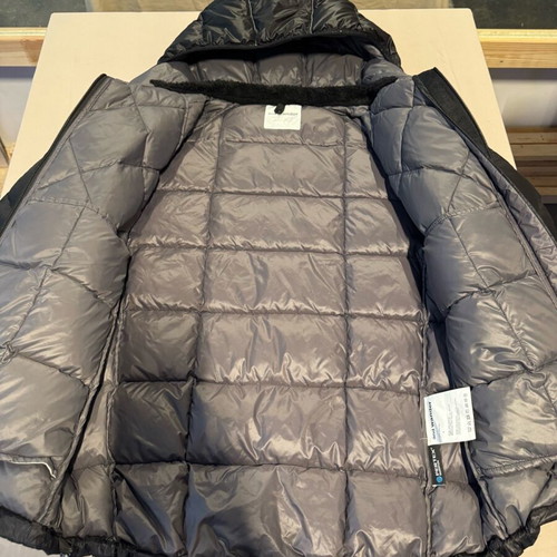 And Wander Black Diamond Stitch Down Jacket like new, size M-L