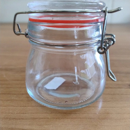 Airtight Storage Jar like new, height 8 cm, diameter 6 cm