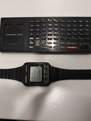 Seiko UC-3000 SmartWatch με πληκτρολόγιο σαν καινούργιο, vintage 1984