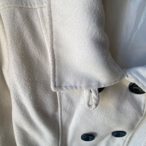 White nautical coat like new, size XXL fitting L-XL