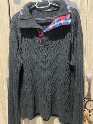 Πουλοβερ αντρικό μεταχειρισμένο XXL γκρι New Look