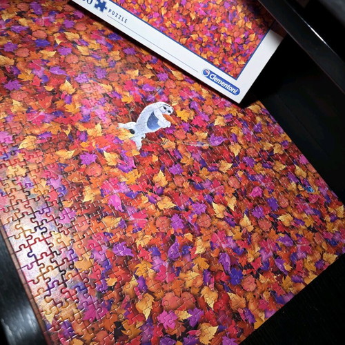 Frozen II Disney puzzle 1000 pieces used