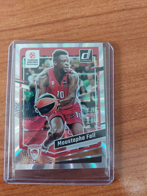 Panini Donruss Euroleague 2023-2024 Moustapha Fall Holo Laser card like new