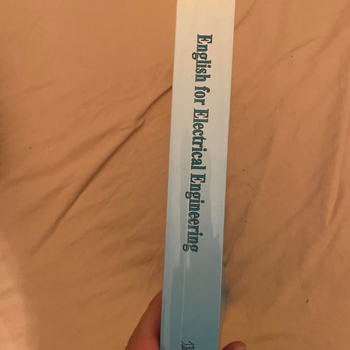 English for Electrical Engineering new book by Panayiotis I. Tsatsaros