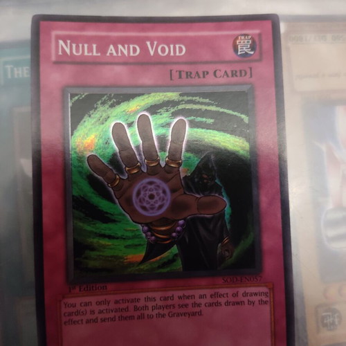 Yu-Gi-Oh card in excellent condition