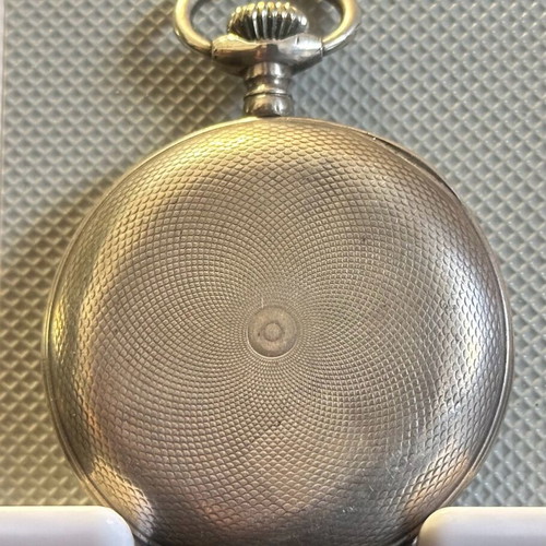 Borel Fils & Cie old silver Swiss pocket watch used