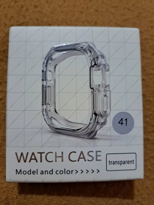 Transparent protective bumper case for Apple Watch 41mm new
