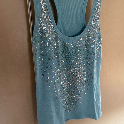 Women's blouse used, size small, blue