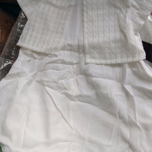 White dress 36 months new for girl
