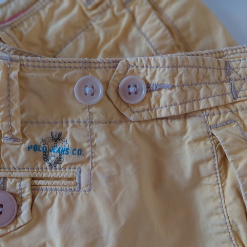 Ralph Lauren vintage Y2K polo shorts yellow size small like new