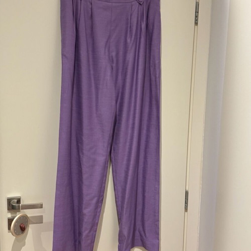 Sezane pants new, purple, size L