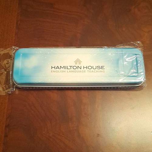 Metal pencil case for English new