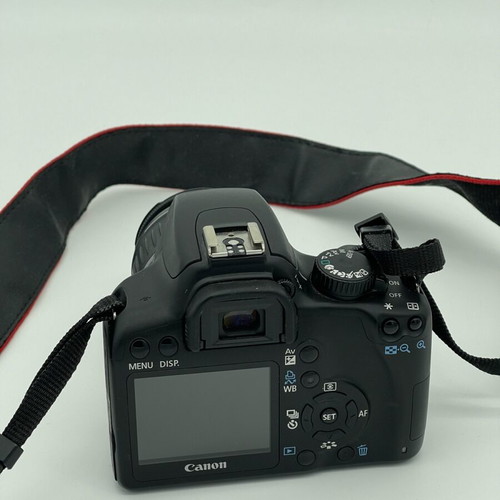 Canon EOS 1000D DSLR used with Canon EF-S 18-55mm f/3.5-5.6 II lens