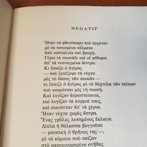 En Ora Nychtos poetry book used, signed by Bianca Romaio