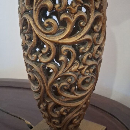 Large table lamp used