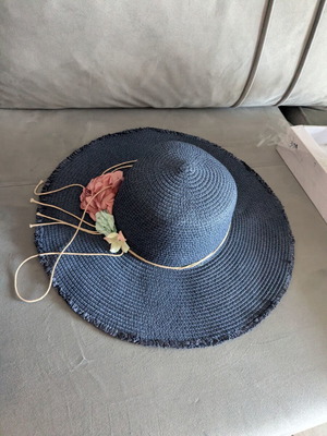 Women's hat, spring and summer, blue