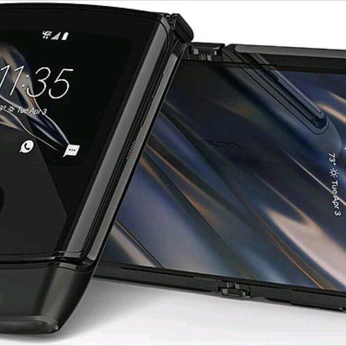 Motorola Razr XT2000-2 2019 like new, black, with Spigen case