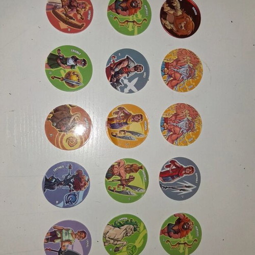 Chipicao Hercules 2021 caps set of 15 with stickers, new