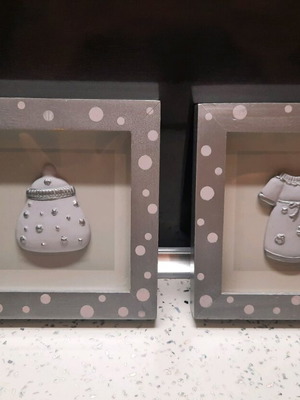 Frames for girls' room like new, set of 2 pieces
