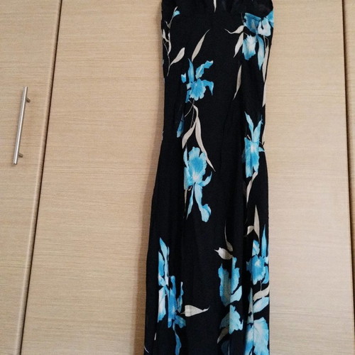 Floral dress with straps used, size 2, viscose Greek tailoring Passager
