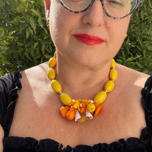 Vintage Italian necklace like new, length 49 cm