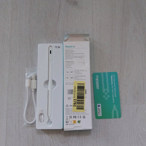 Metapen A8 White Pen new, professional Apple Pencil alternative