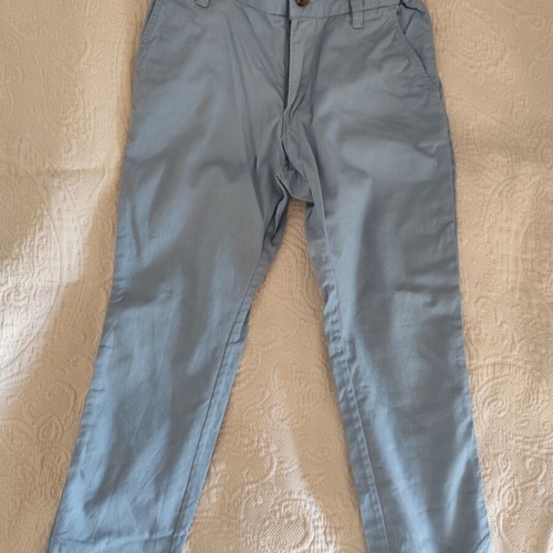 H&M fabric pants like new, size 3-4, blue