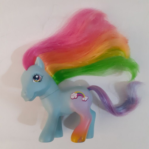 My Little Pony Rainbow Dash figure used, G3 Hasbro