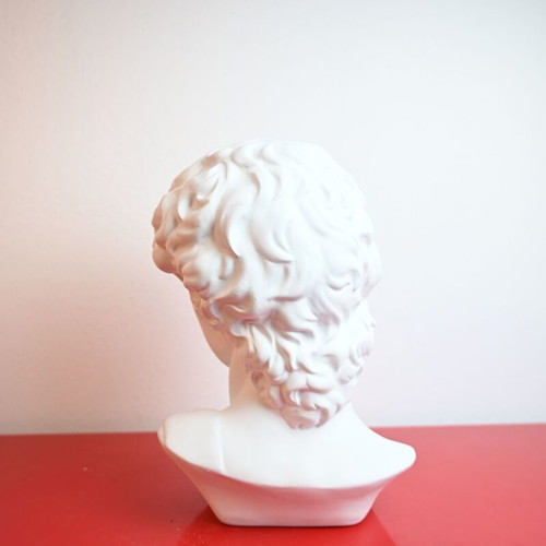 Bust of David by Michelangelo used, resin 20x28 cm