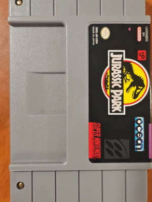 Super Nintendo Jurassic Park game used, PAL edition