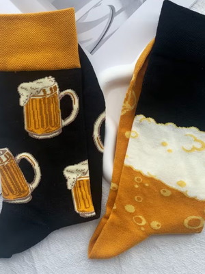 Beer socks new with original designs