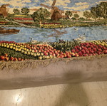 Vintage wall decorative rug velour 1.62m width 62cm height